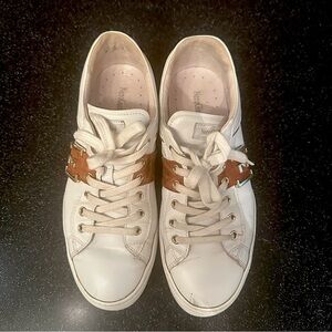 Nero Giardini Italy White and Brown full leather Sneakers